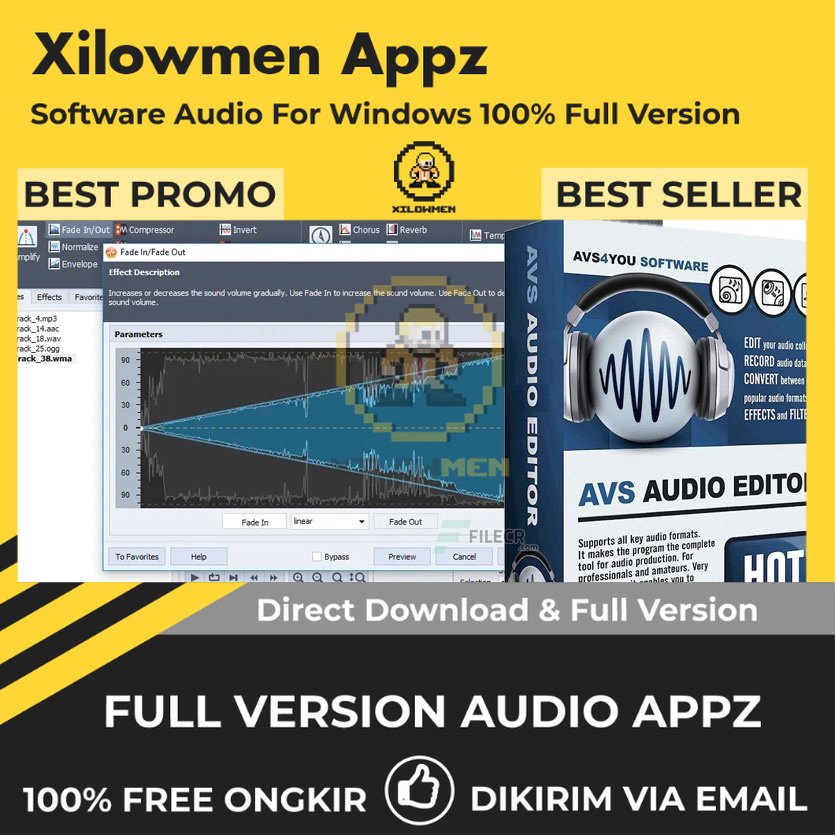 [Full Version] AVS Audio Editor 10.3.2.567 Pro Lifetime Audio Software WIN OS