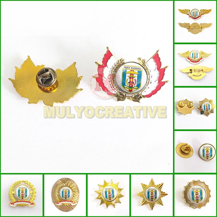 Pin Kab Way Kanan Pin Bros Wing Logo Way Kanan