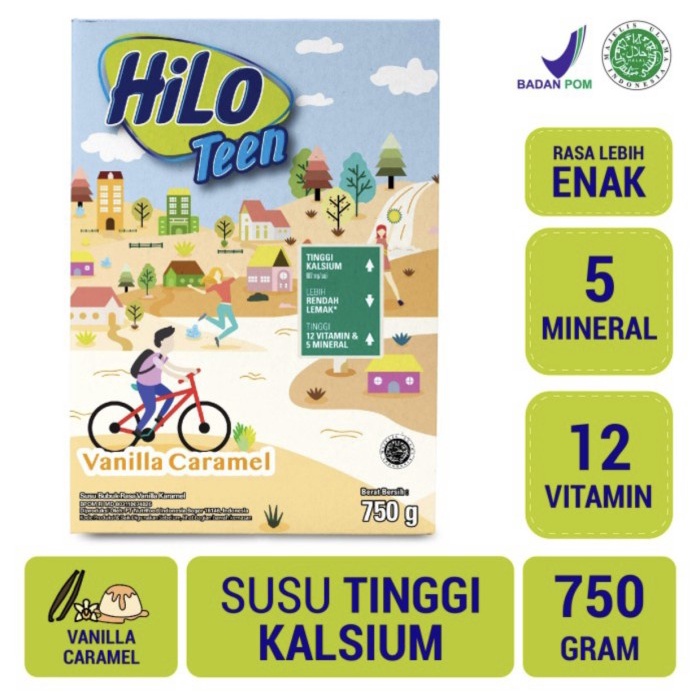 

[ COD ] Hilo Teen Vanilla Caramel 750gr 750 gr vanila karamel - Vanilla caramel