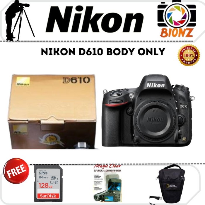 NIKON D610 BODY ONLY / CAMERA NIKON D610 BODY ONLY
