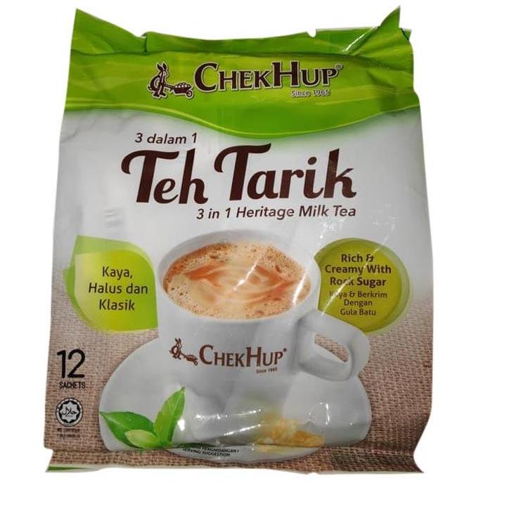 

☀ CHEK HUP 3 IN 1 TEH TARIK MALAYSIA / CHEKHUP / CHECKHUP / CHECK HUP MILK TEA 3IN1 WITH CANE SUGAR ☀