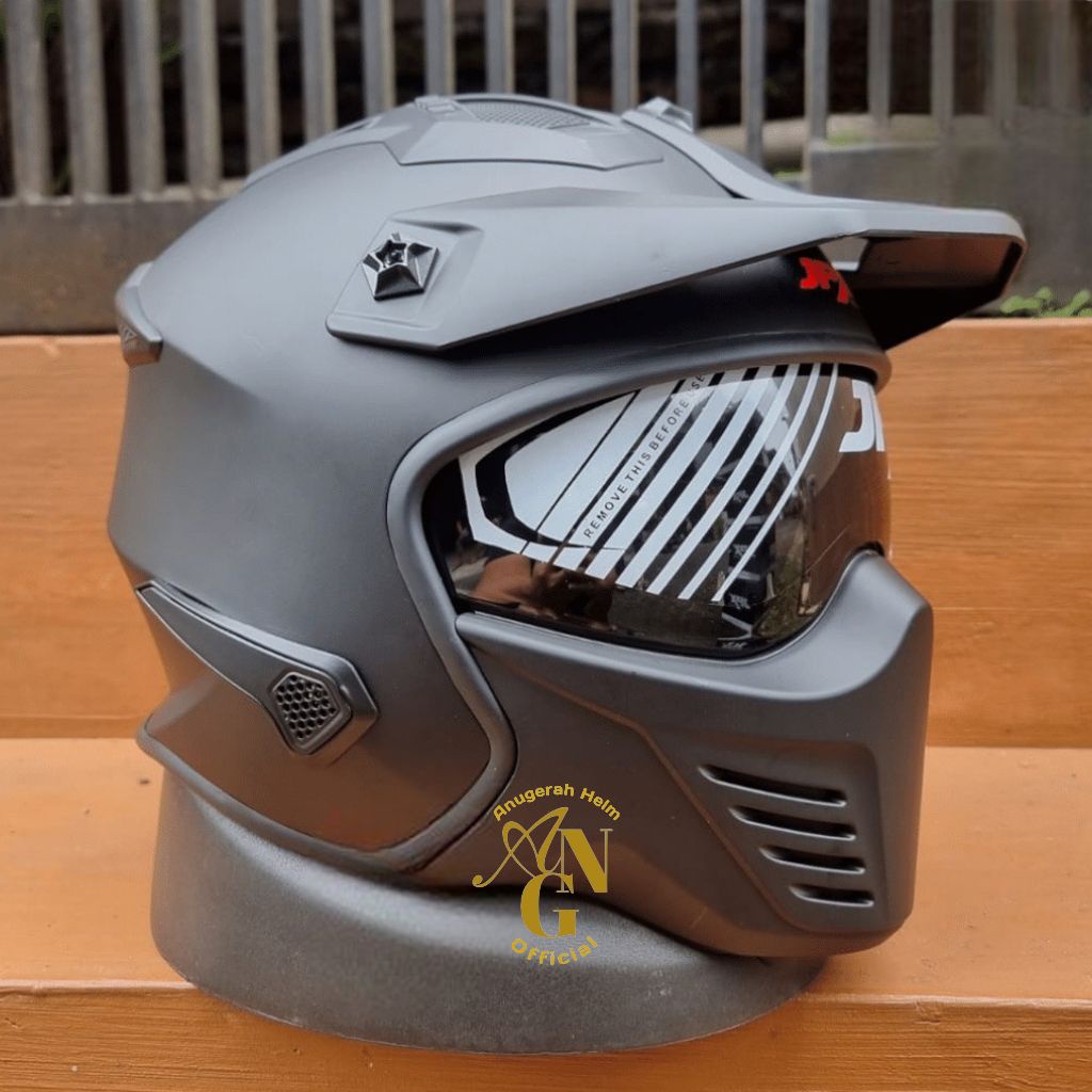 JPX MX 726 R SOLID HELM CROS INNER VISOR ORIGINAL SNI