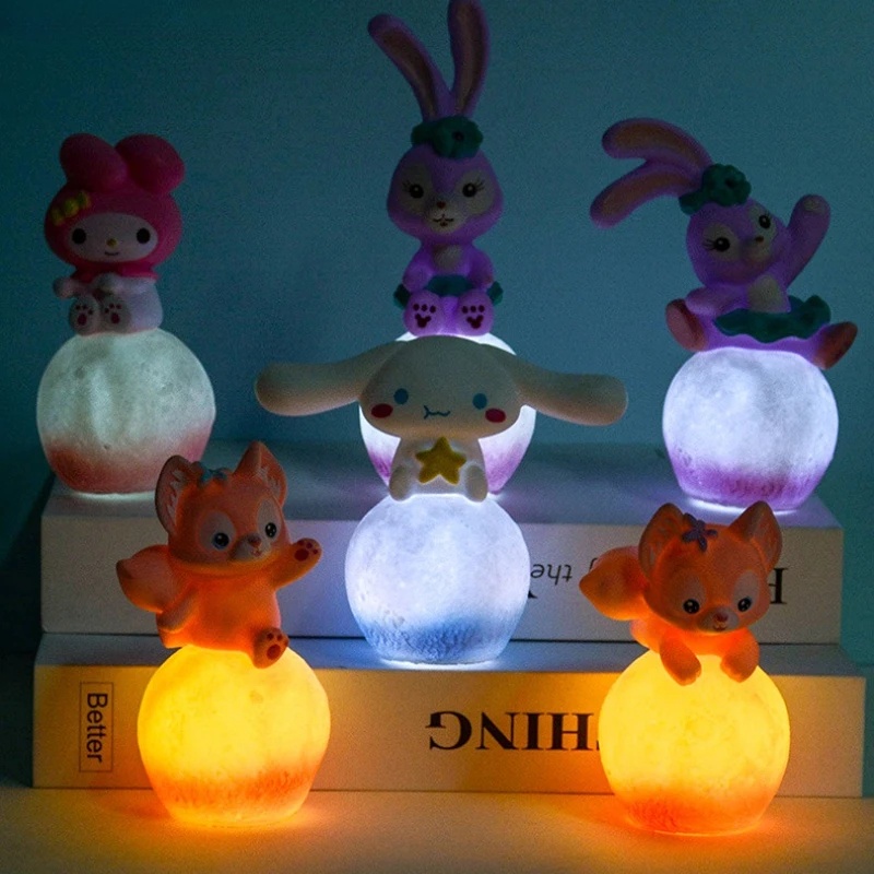 Coolomey Kartun Luminous Night Light/Lampu Meja Dekorasi Meja Kamar Tidur Anak Yang Indah