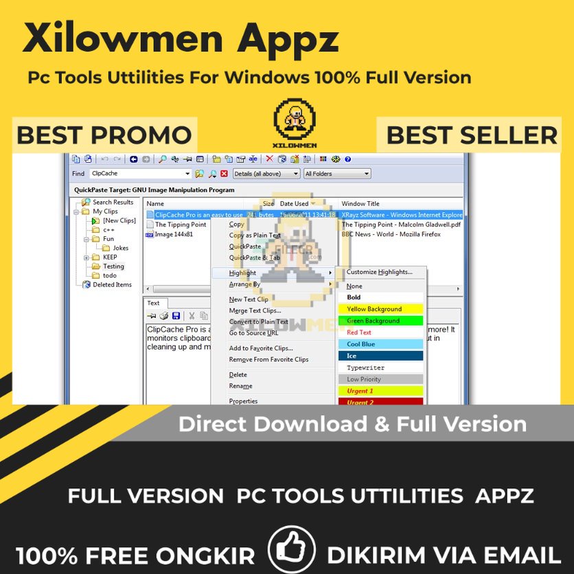 [Full Version] ClipCache Pro PC Tools Software Utilities Lifetime Win OS