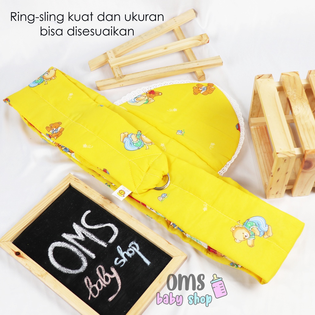 Gendongan Bayi - Gendongan Bayi Ring Sling samping murah dan premium / Baby Carrier GRATIS TAS MIKA!