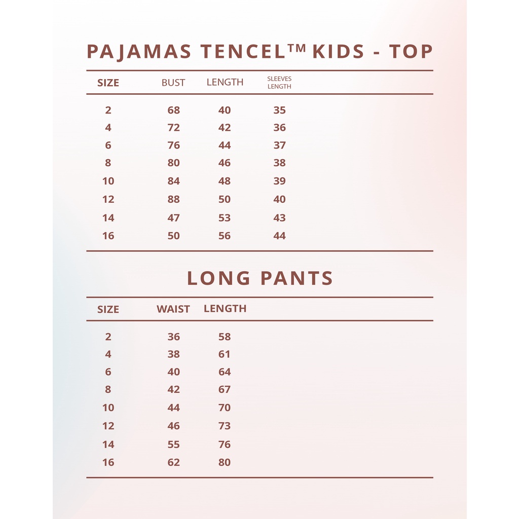Cielyn - Minna Kids TENCEL™ Modal Piyama Anak