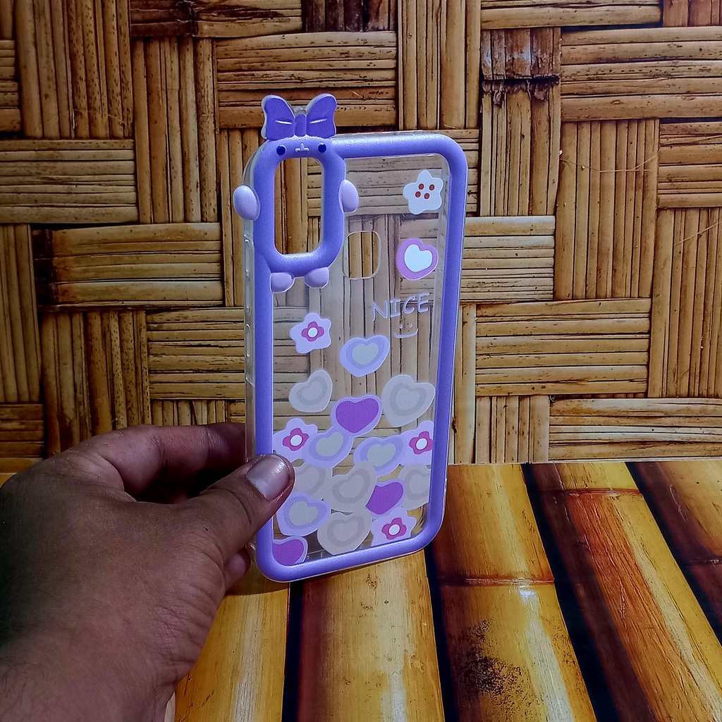 Case Vivo 1817 1816 1814 1811 1807 Y91 Y93 Y95 Softcase 3D Motif Love
