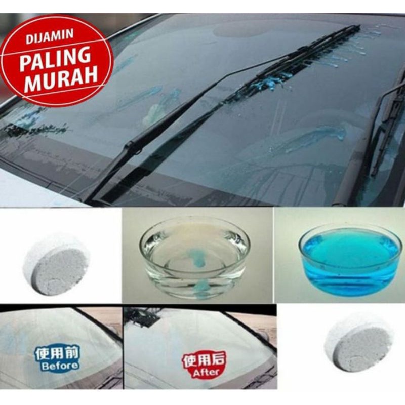 Tablet Sabun Pembersih Wifer Kaca Mobil / Cleaner obat / Wiper