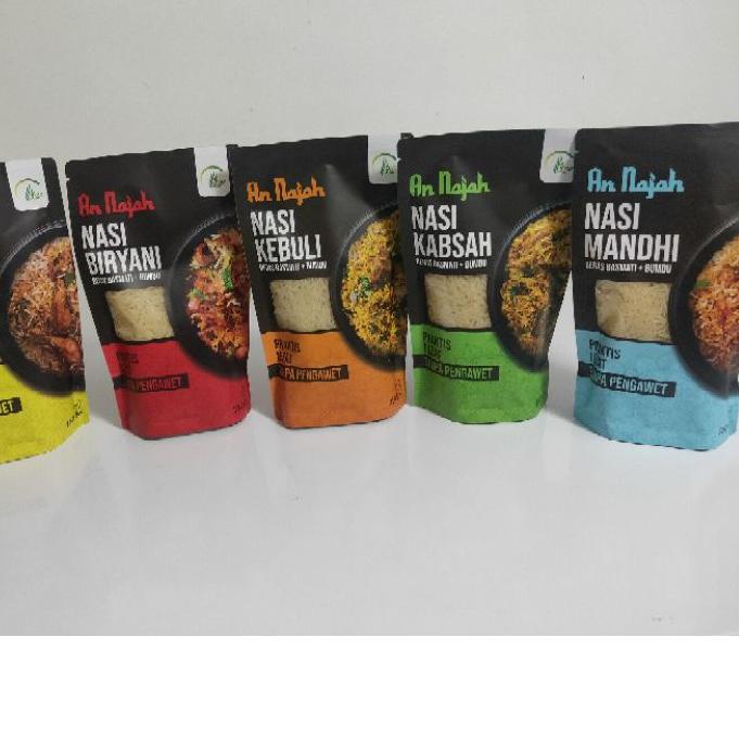 

♣ AN NAJAH BERAS BASMATI BUMBU INSTAN ARAB Biryani Mandhi Kabsah Bukhori Kebuli ♩