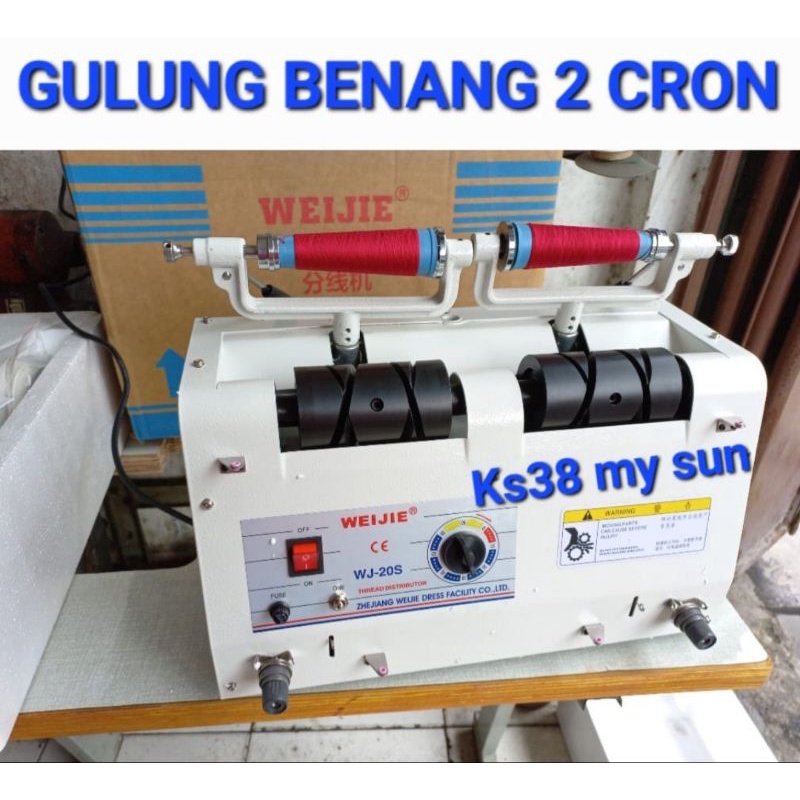 mesin gulung benang 2 cron