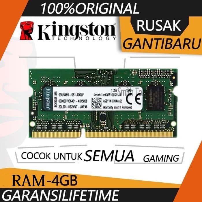 Ram Upgrade 4Gb u/ Laptop Asus Vivobook 14 A416JAO A416JA memory