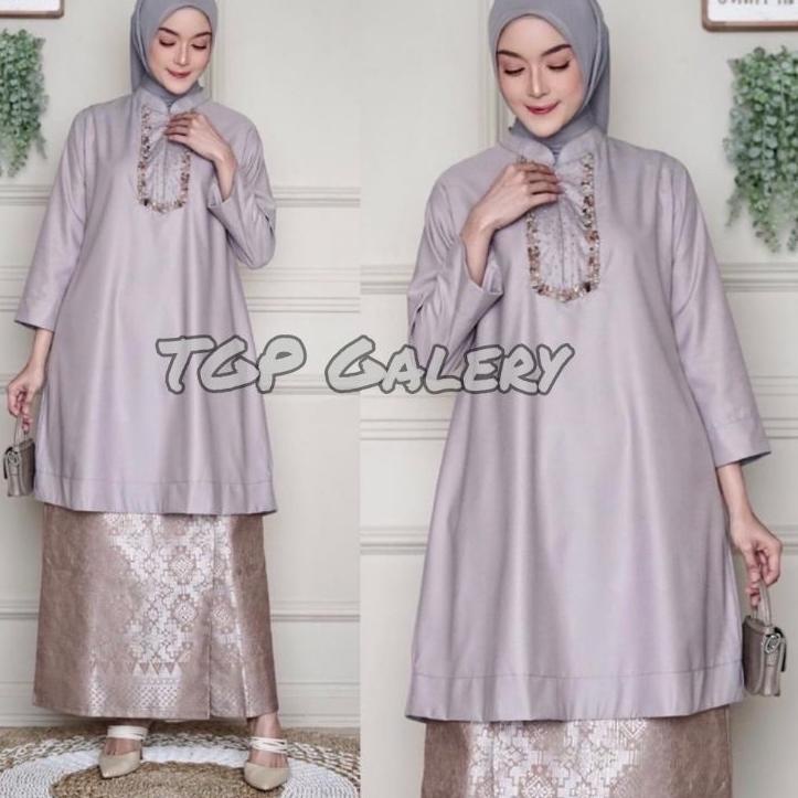 ➻ ( COD ) TUNIK BATU PAYET IMA TOYOBO ORIGINAL KAMARI / SETELAN BATU PAYET IMA TOYOBO ELEGANT / TUNI