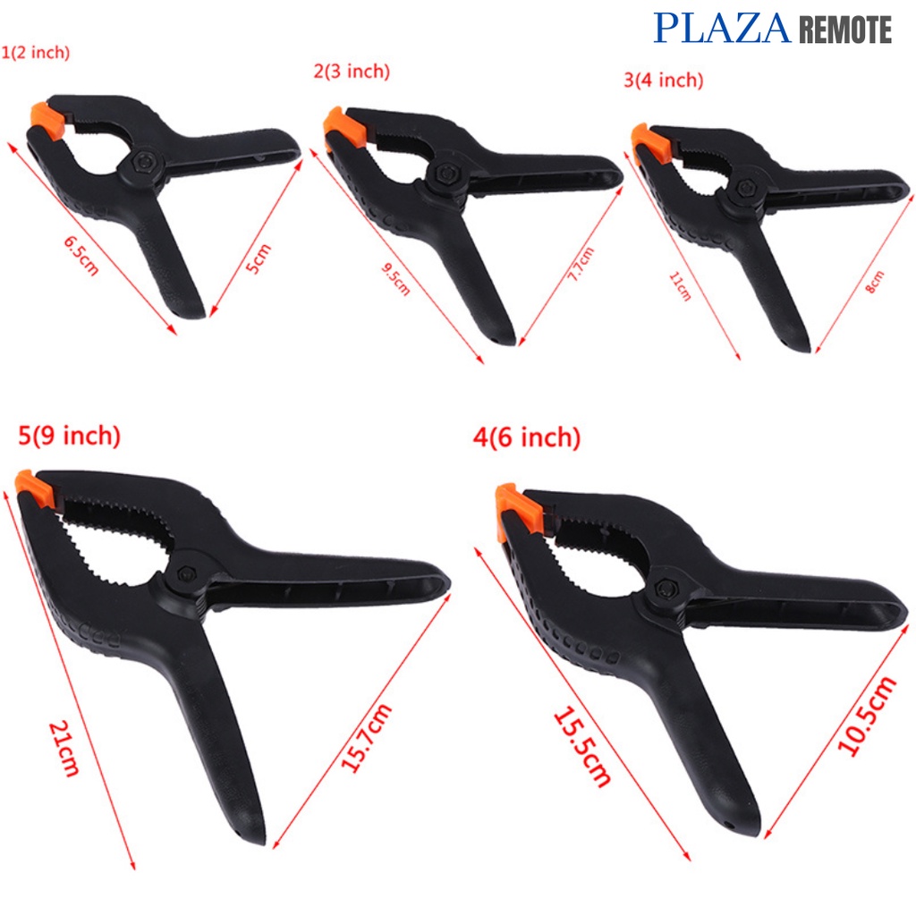 SPRING CLAMP WOODEN CLIP PENJEPIT KAYU KACA PLASTIK 6&quot; INCH