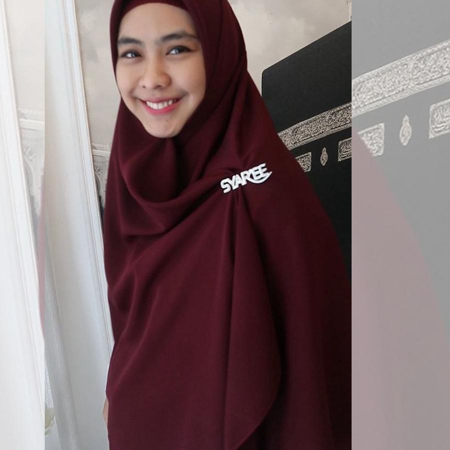 ☝ Alifa 150 | BEST SELLER ORIGINAL Jilbab Segi Empat Syari Hijab Syar i Neci Panjang Lebar Jumbo Teb