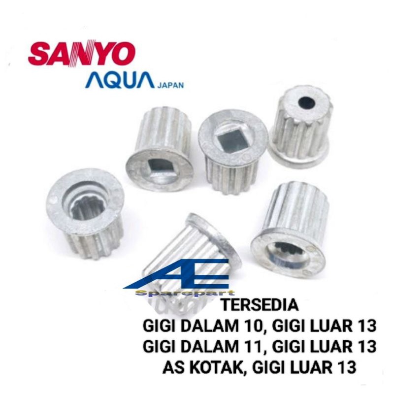 Inti Pulsator Mesin Cuci Sanyo AQua 2 Tabung