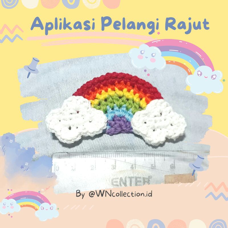 APLIKASI PELANGI RAJUT/ PATCH RAINBOW