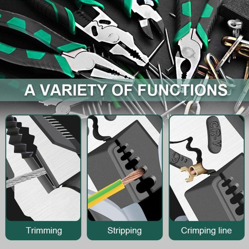 Solighter Wire Stripper Alat Kerja Multifungsi Tukang Listrik Pemotong Kabel Demolisher Tang