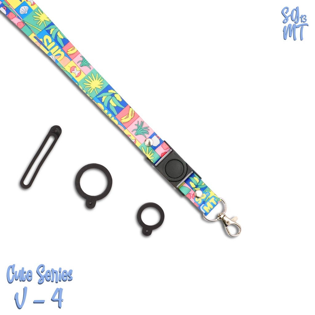 Lanyard AESTHETIC Sigmat13 Gantungan id card Printing Cute Series 4