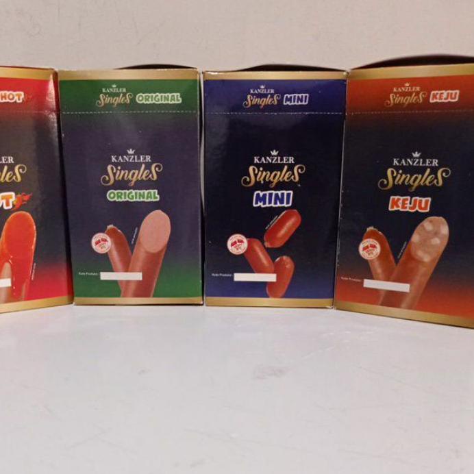 

♥ KANZLER SINGLES 1 BOX HOT / ORIGINAL / KEJU / MINI / BAKSO (ISI 12 PCS) ☑