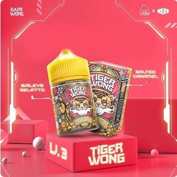 TIGER WONG GELATO SALTED CARAMEL  V3 60ML 3MG 6MG