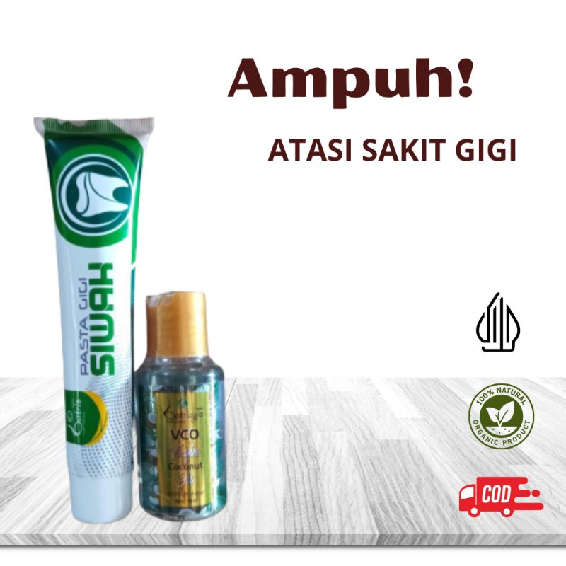 PASTA GIGI SIWAK BATRISYIA / OBAT SAKIT GIGI HERBAL/PASTA GIGI PERONTOK KARANG GIGI