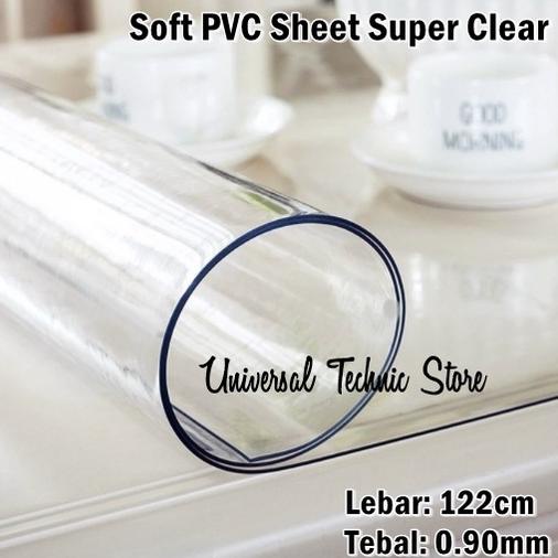 

TrxWw3W7 Plastik Mika Lentur Pembatas PVC Super Clear Lebar 122cm Tebal 0,90mm