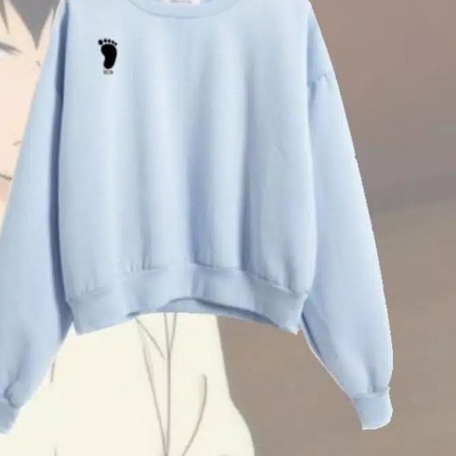 ❁ Sweater ICS Haikyuu Logo Bordir Kanan | Haikyuu Merchandise | Haikyuu Sweater | Anime Merchandise 
