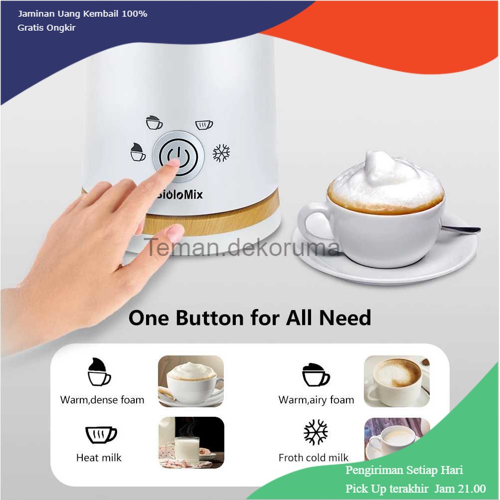 TD - GLS Biolomix Teko Pembuat Buih Susu Milk Frother Foam Maker - BN11