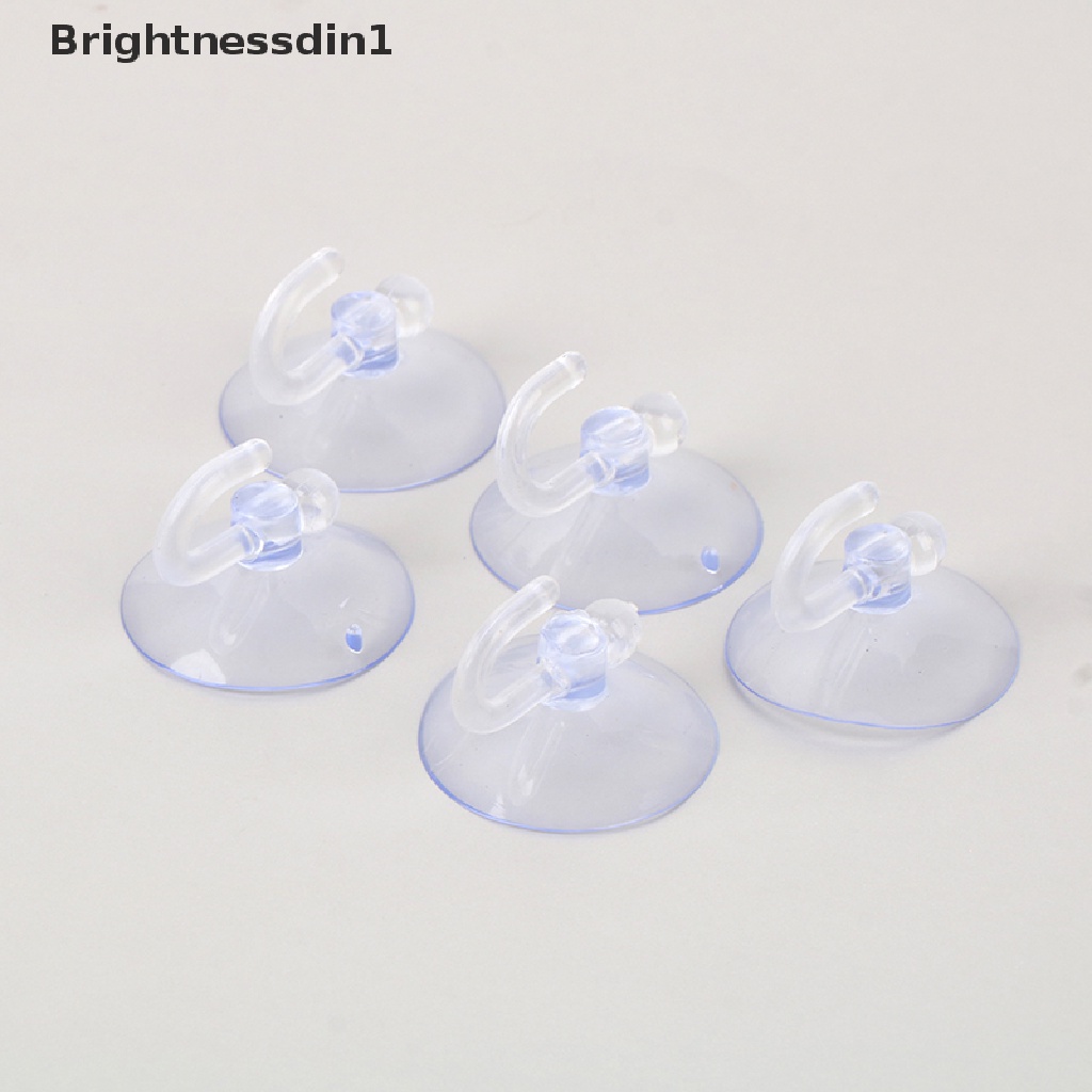 [Brightnessdin1] 10pcs Suction Cups Caps Suckers Kaca Jendela Dinding Hook Gantungan Kait Dapur Butik