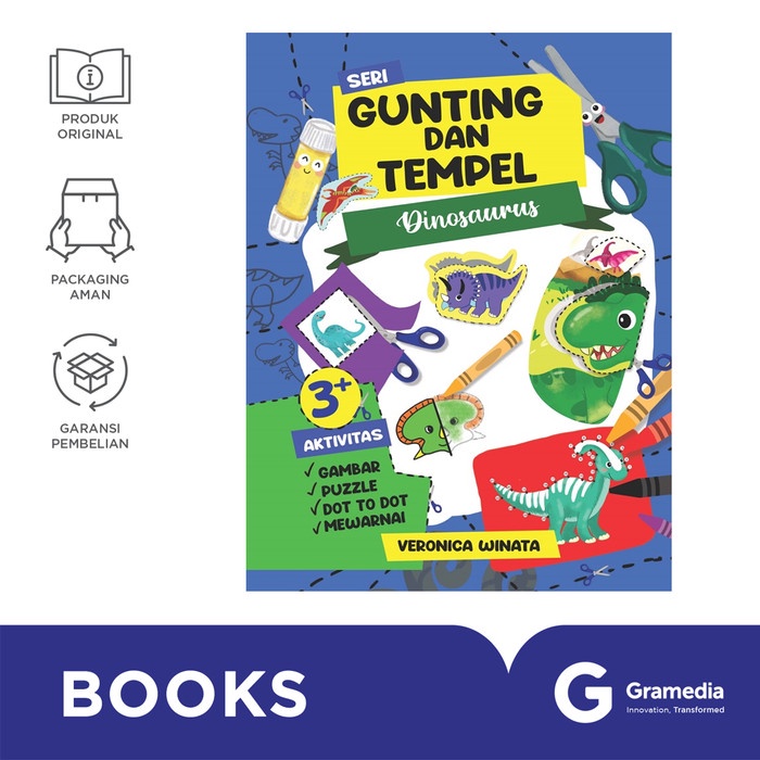 

Seri Gunting Dan Tempel: Dinosaurus