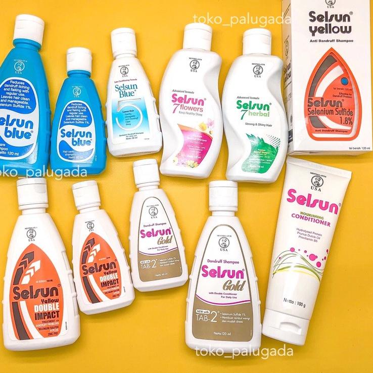 12.12 Selsun Shampoo Selsun Conditioner - Selsun 7 Flower Selsun 7 Herbal Selsun Yellow Selsun Blue 