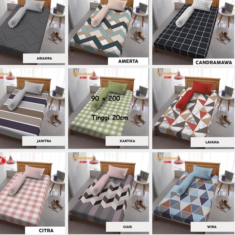 ✽ Sprei Kintakun Tinggi 20 cm Uk.90 x 200 ✽