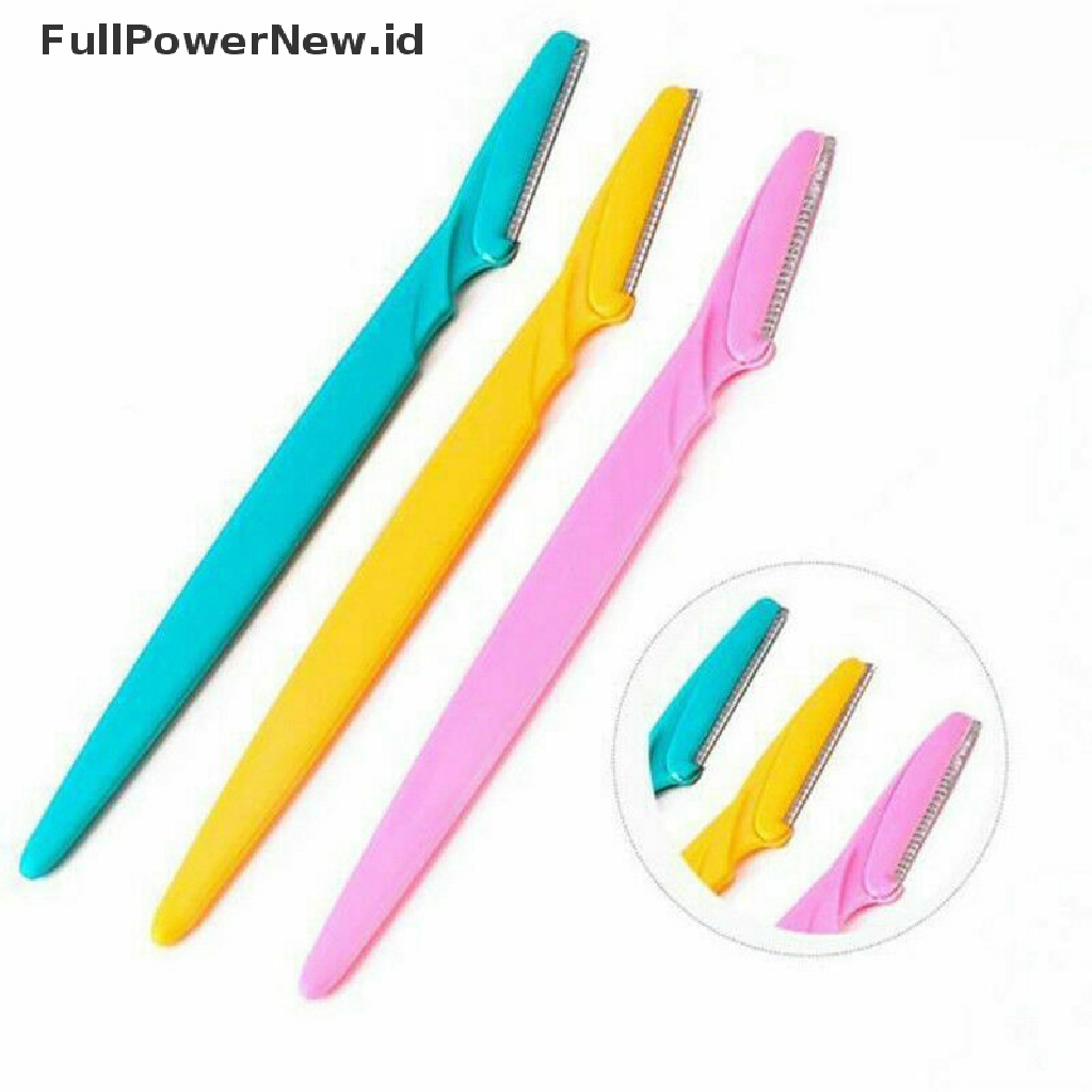 Power Alat Cukur Alis Wajah Trimmer Shaper Shaver Blade Hair Remover Tools ID