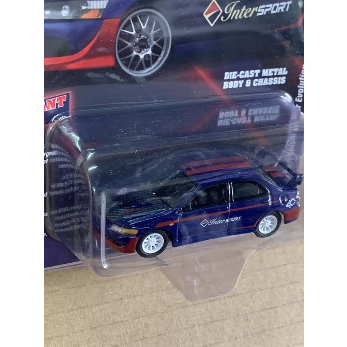 Johnny Lightning 2003 Mitsubishi Lancer Evolution Intersport