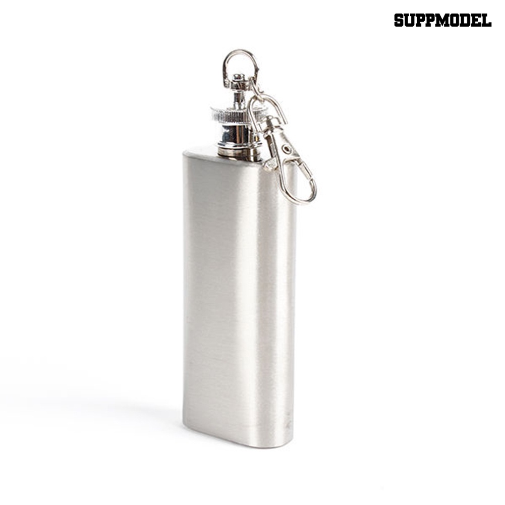 [SM] Botol Anggur Mini 2oz Termos Hip Flask Minuman Keras Stainless Steel Dengan Tutup Sekrup Portable