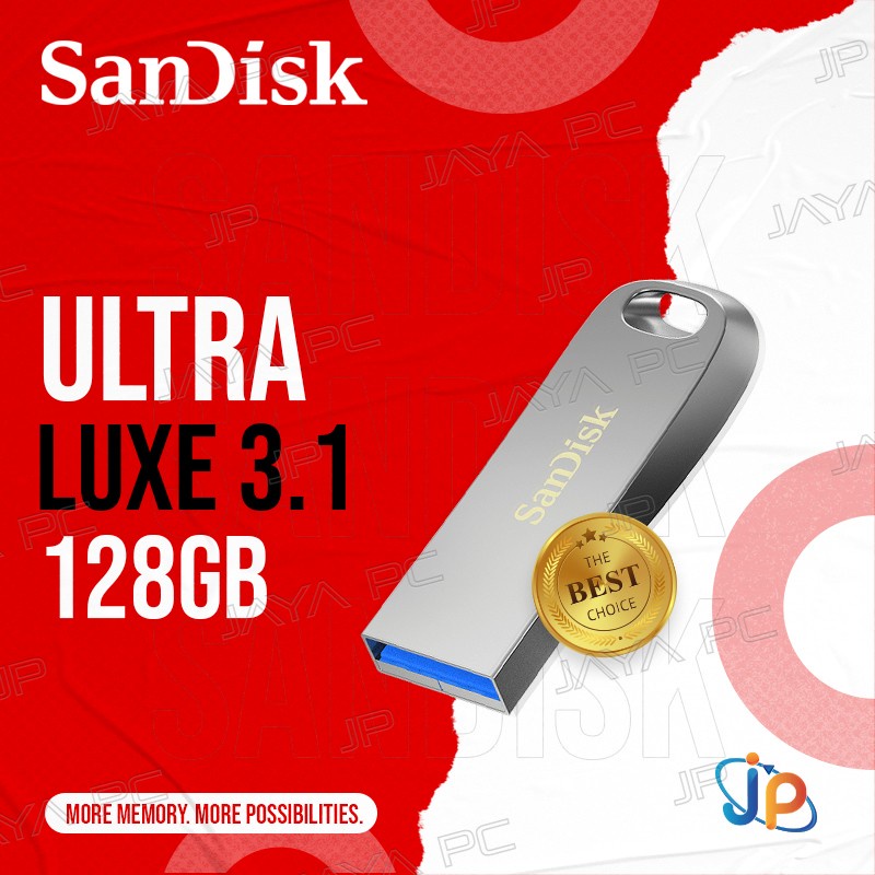 FlashDisk Sandisk CZ74 128GB - Flash Disk Ultra Luxe 128 GB GB USB 3.1