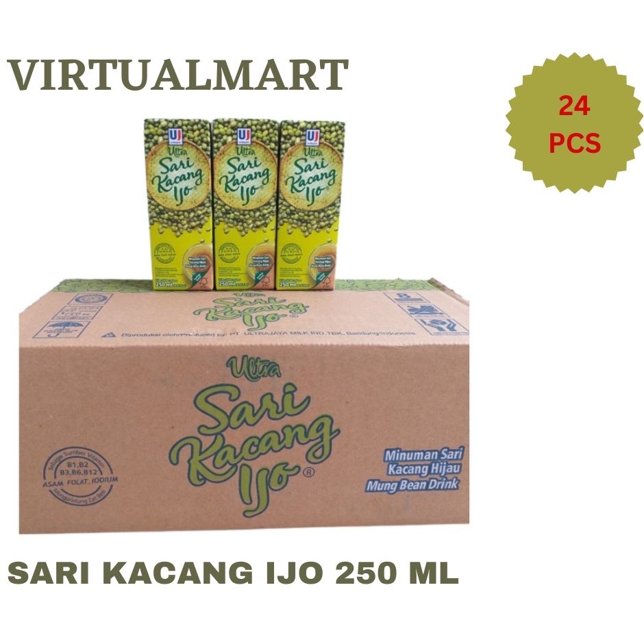 

Ultra Sari Kacang Ijo 250 ML Per Dus Isi 24 Pcs