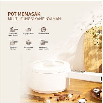 Panci listrik/ Hor Pot listrik multi-fungsi rumah tangga/ hot pot