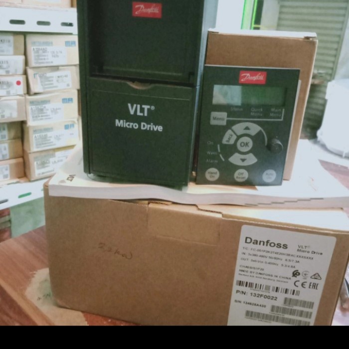 Inverter Danfoss Drivers Vlt Microdrive Fc51 051 2.2Kw 3X380V-480V Ori