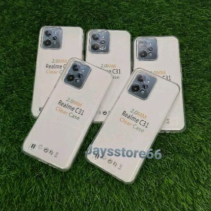 TPU Soft Case Clear 2.0mm Case Bening For Realme C31