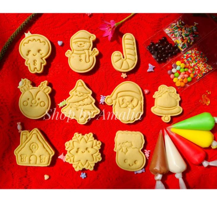 

ⅎ DIY Decorating Cookies Kit Christmas Edition/Natal (Big Size) ♢