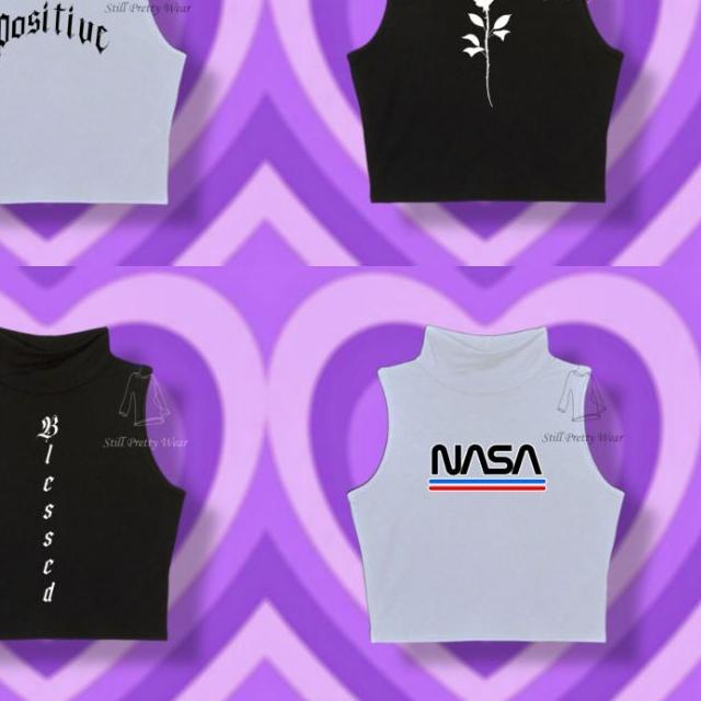 ♠  - LUEI TURTLE NECK CROP TOP ✰