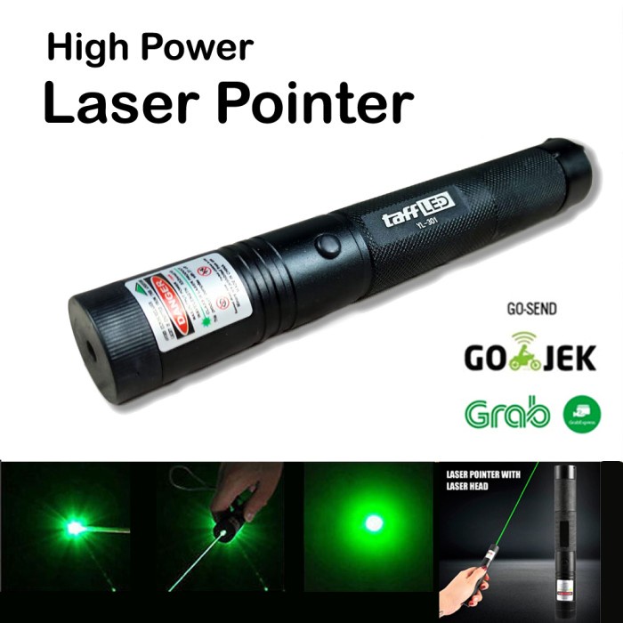 

[[JNT COD]] Laser Pointer Hijau Super High Power Green Beam 1MW 532NM