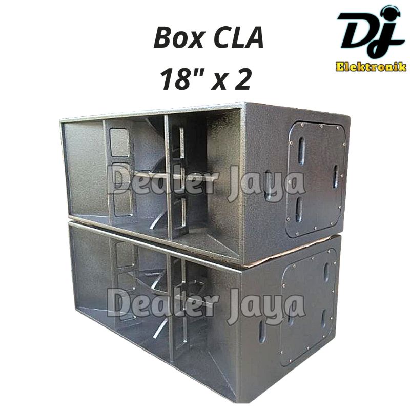 Box Speaker Model CLA Subwoofer / Sub 18" x 2 - 18 inch