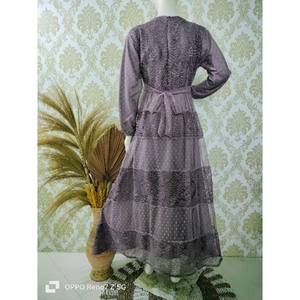 GAMIS NADINE bruklat/TERMURAH!!/COD