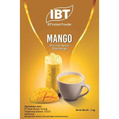 

✨NEW✨ -Bahan Minuman Bubuk Rasa Mango. Mangga Serbuk Instant IBT Drink Powder- 1.1.23