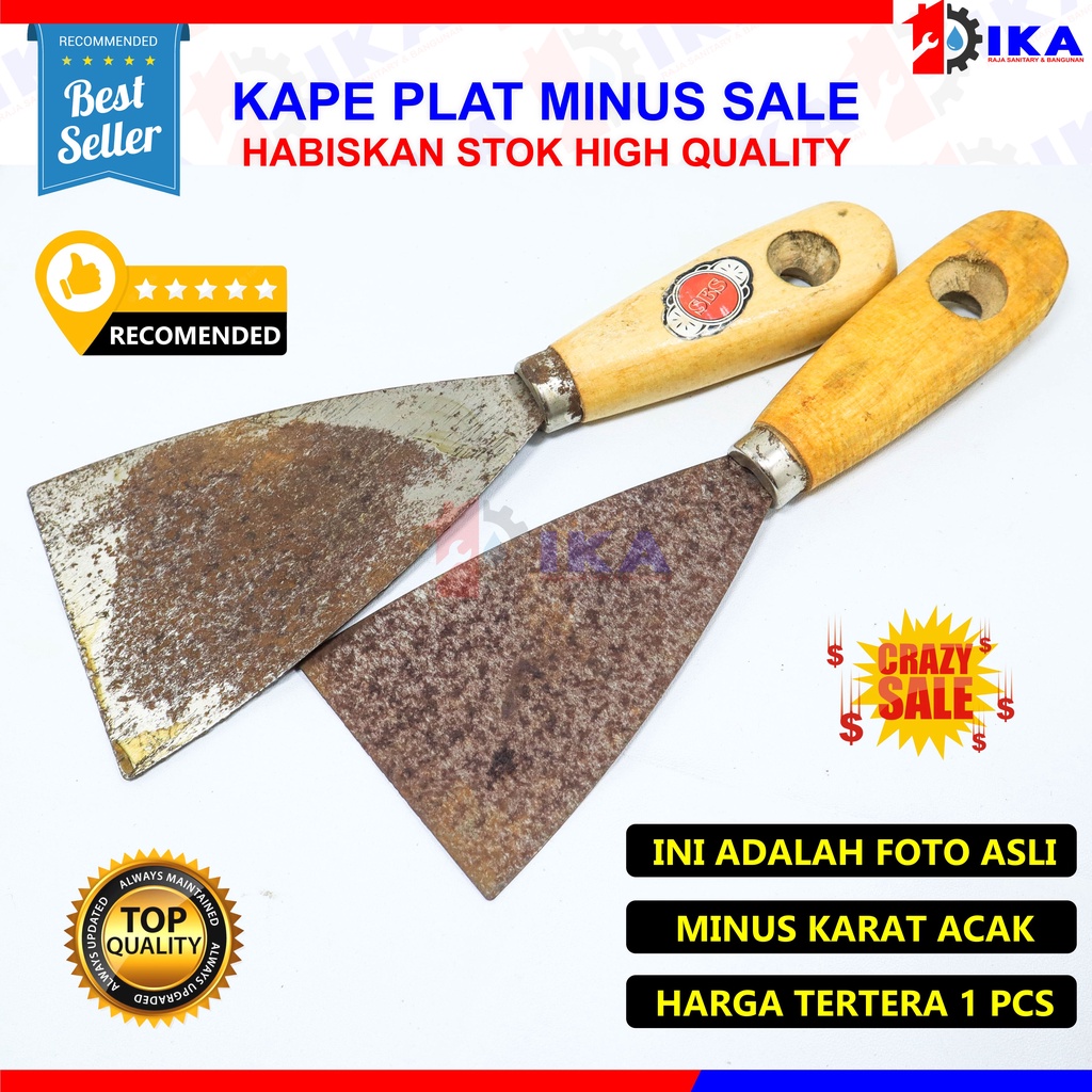 Kape Gagang KAYU / Scraper / Skrap / Scrap / Kape Plat Gagang KAYU / Kape Plat Gagang Kayu Ukuran /  Kape Gagang Kayu - High Quality