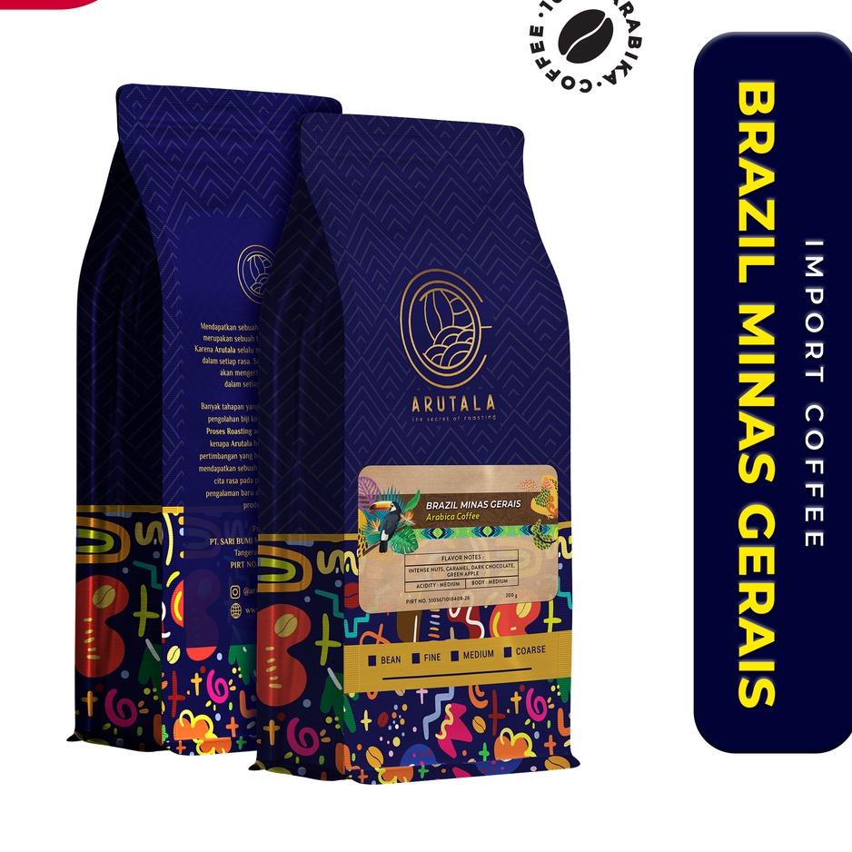 

♕ ARUTALA Kopi Brazil Minas Gerais Arabika 200 gram ✥