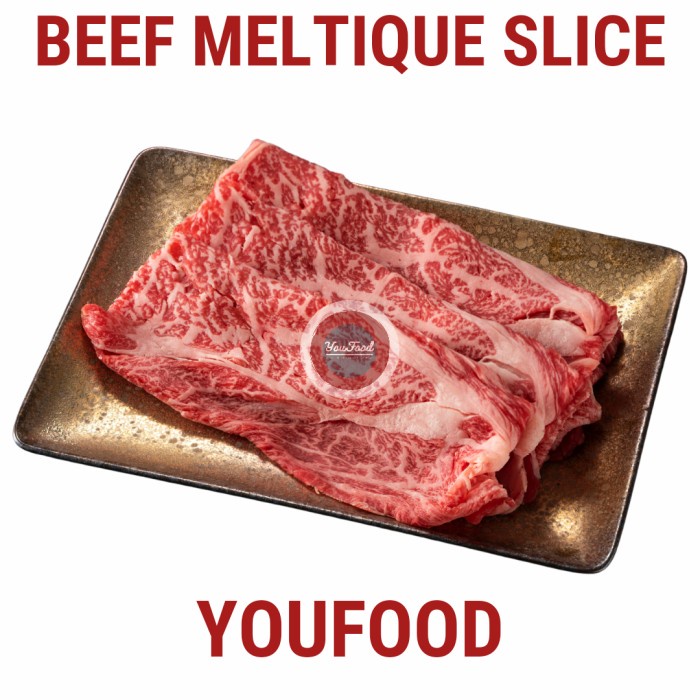 

Daging Sapi Slice Meltique - Beef Meltique Slice 500gr