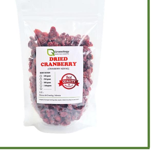 

♪ Cranberry Kering / Dried Cranberry (500 Gram) by Granology ֍